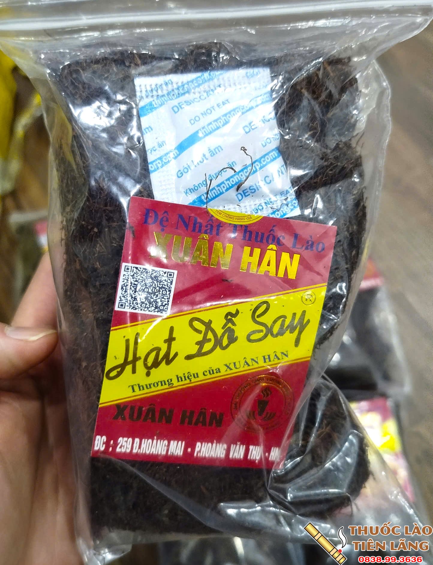 Thuốc Lào Hạt Đỗ Say Xuân Hân Gói 100g