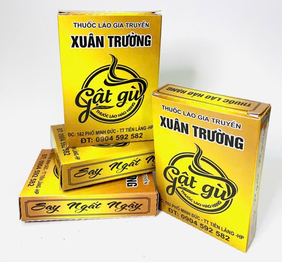 Thuốc lào Gật Gù Xuân Trường Tiên Lãng chính hiệu