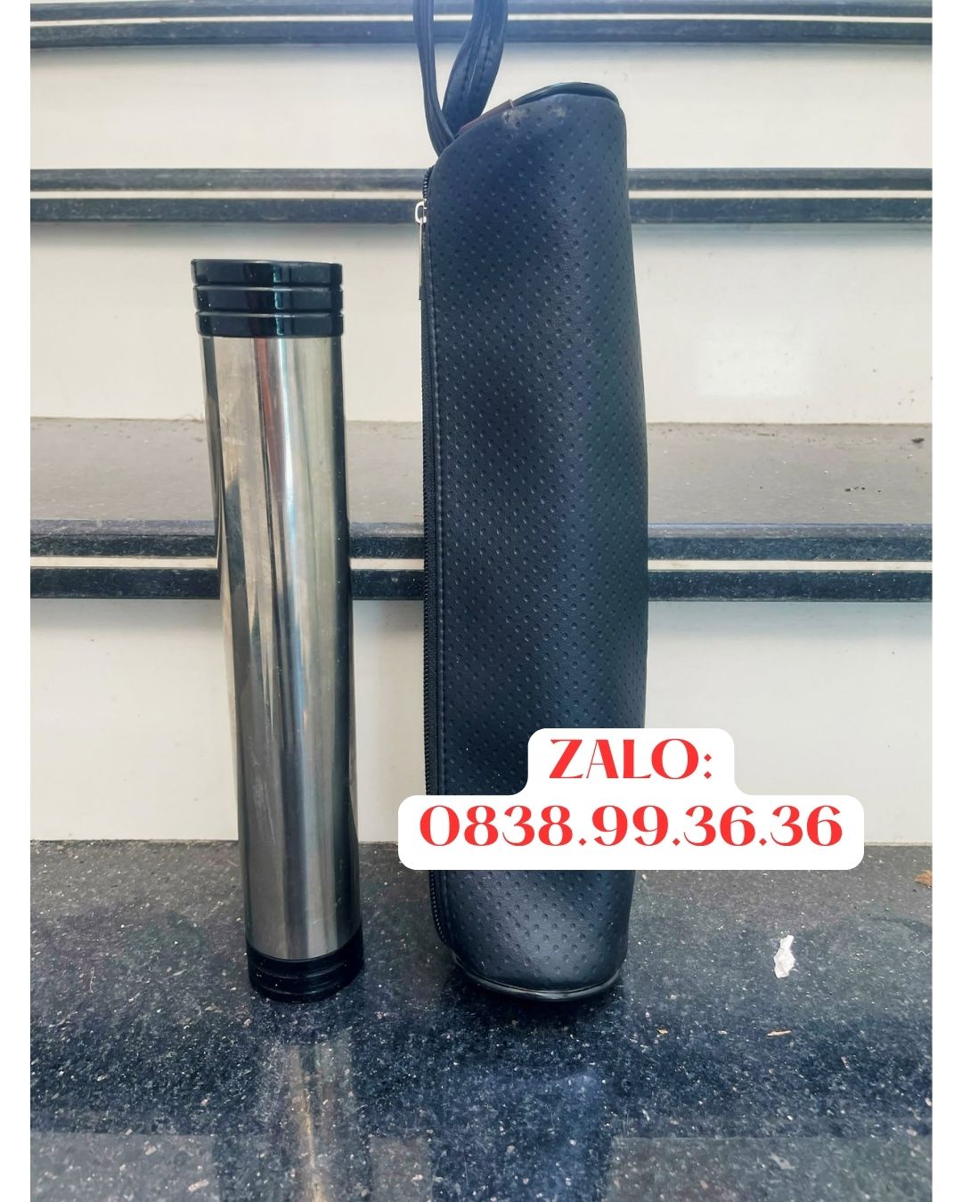 Điếu Cày Giấu Nõ Inox Mini Rút Du Lịch – Bền Bỉ, Chống Đổ Nước, Khói Êm - Ảnh 5